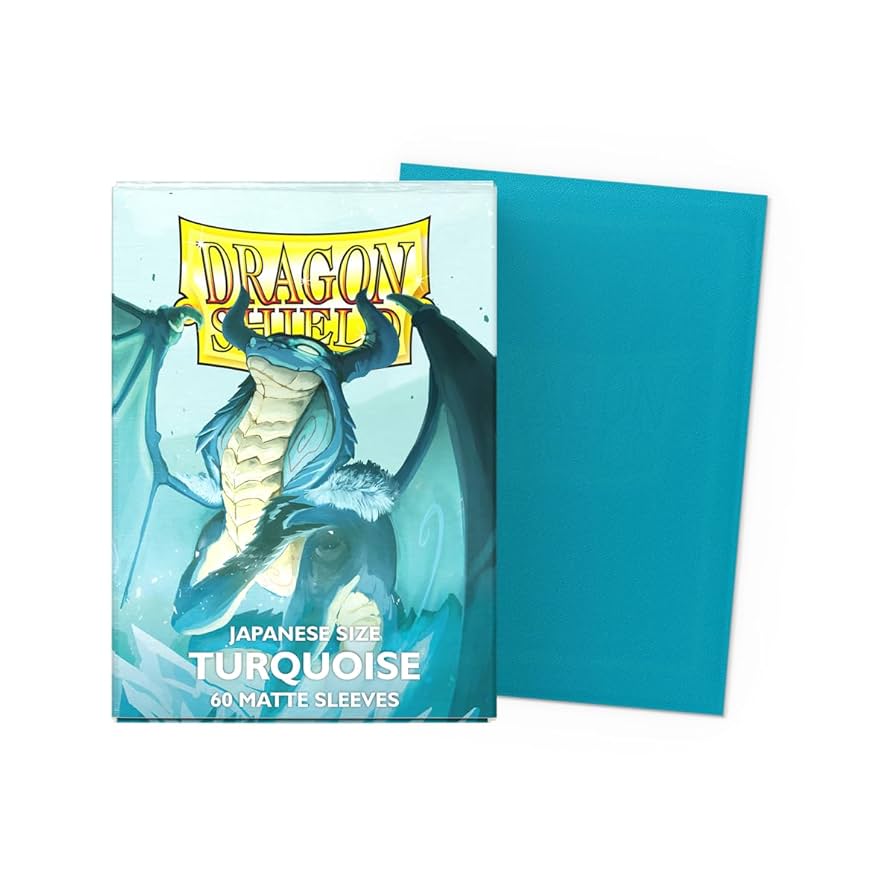 袖の下　foil 英語版 Dragon Shield – Dragon Shield Matte Japanese Turquoise 60 CT